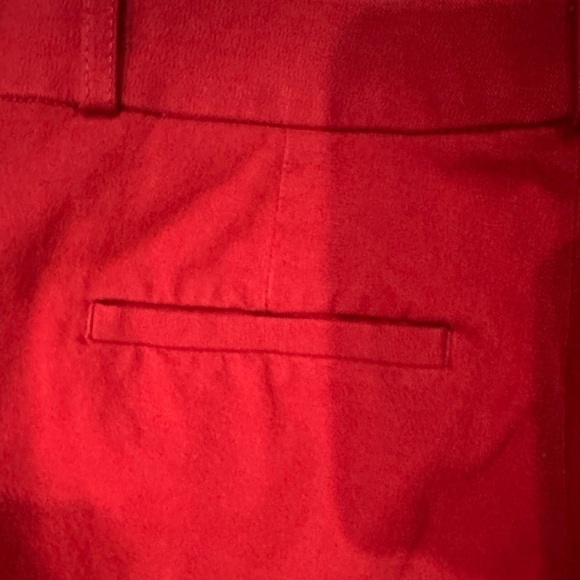 BANANA REPUBLIC Red Slim Ankle Pants, EUC! - Picture 3 of 6
